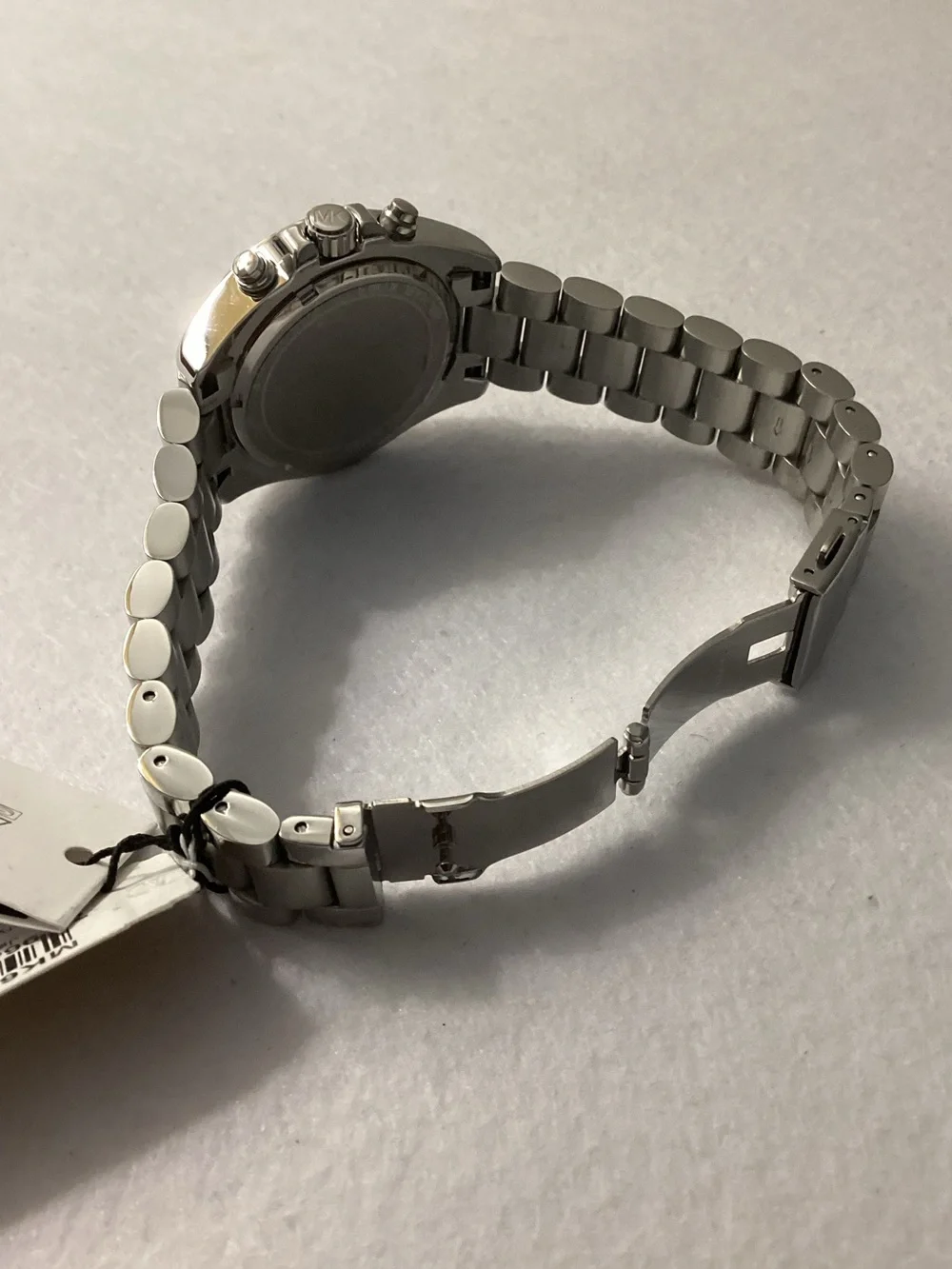 Michael Kors Bradshaw Silver-Tone Stainless Steel Bracelet Watch 36mm